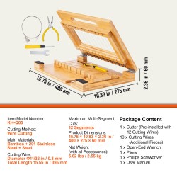 Saippualeikkuri bamburunko teräslanka leikkaa 1–12 1 tuuman palat saippua kynttilä juusto voi