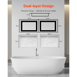 Seinäsyvennys suihkuun XPS-muovi 10,2x40,6x81,3 cm 2 kpl vesitiivis