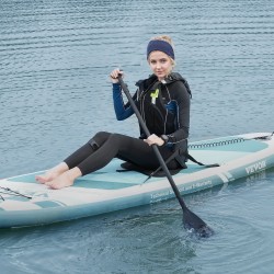 Ilmatäytteinen SUP-lauta PVC-materiaalista 3048×838×152 mm irrotettavalla istuimella nuorille ja aikuisille