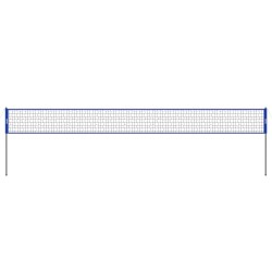 Lentopalloverkko kannettava ulkokäyttöön säädettävä korkeus terästolpat 21 säikeinen polyeteeniverkko mukana pallo pumppu