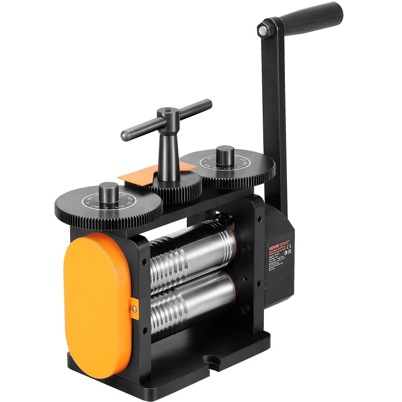 Valssauskone korujen valmistukseen teräs 57 mm levy neliölanka elliptinen lanka 0–5,5 mm