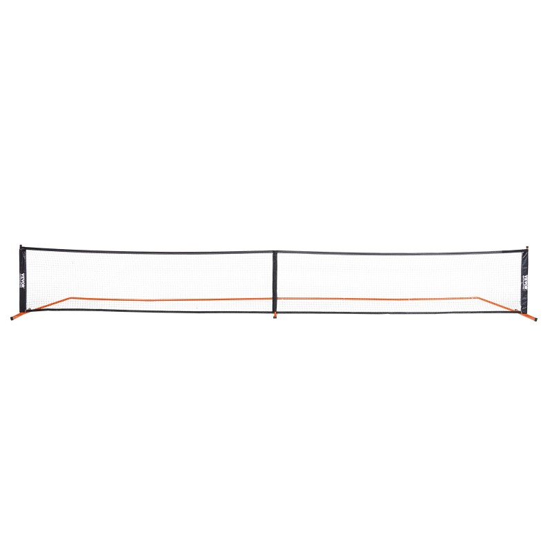 Pickleball-verkkojärjestelmä 670,6 cm PE-verkko metallirunkolla kuljetuslaukulla mailoilla ja palloilla