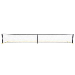 Kannettava pickleball-verkkojärjestelmä metallirunko 6,7 m säänkestävä PE-verkko kantolaukulla