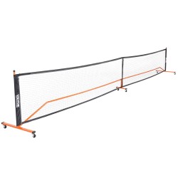 Pickleball verkokojärjestelmä 22 jalan polyeteeniverkko paksunnettu metallirunko mukana maila ja kantolaukku