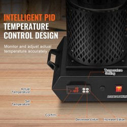 Sähköinen sulatusuuni 1350 watin 1150 asteeseen grafiittiupokkaat jalometallien sulatukseen