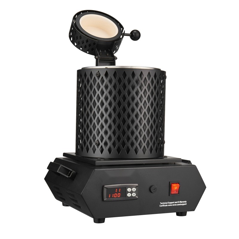 Sähköinen sulatusuuni 1350 watin 1150 asteeseen grafiittiupokkaat jalometallien sulatukseen