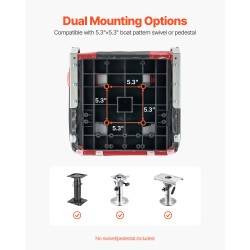 Venetuoli PVC-nahkainen vedenpitävä paksu vaahtotyyny korkeaselkäinen taittuva 2 kpl