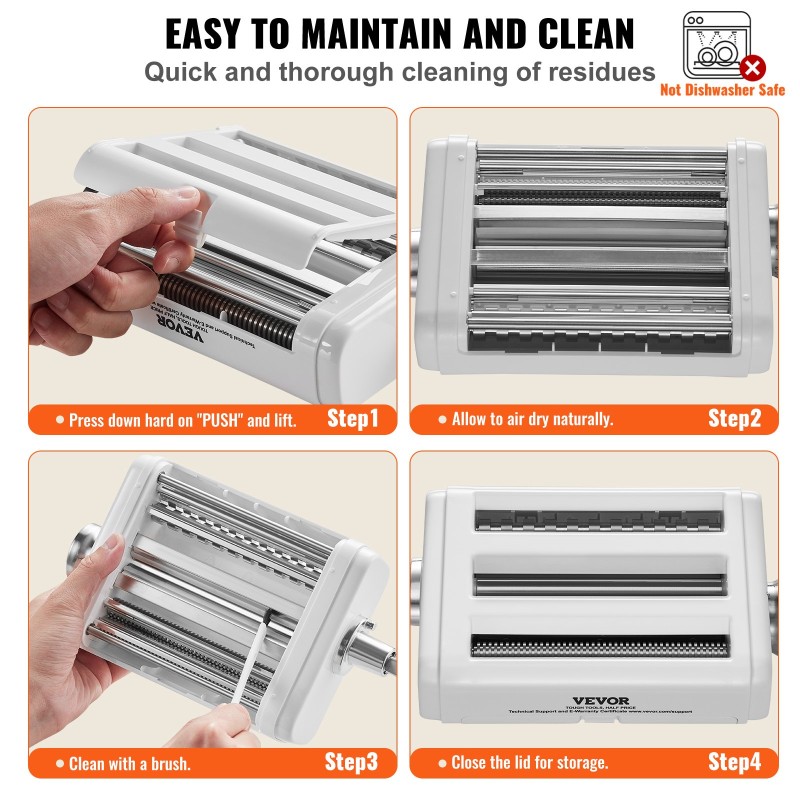 Pastalisäosa ruostumattomasta teräksestä pastarulla spagetti ja nauhaleikkurit kahdeksanportainen