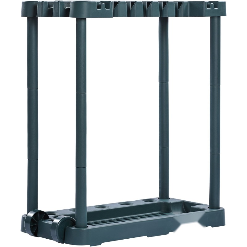 Puutarhatyökaluteline PP 10 työkalulle pihalle autotalliin 75 x 35 x 82 cm