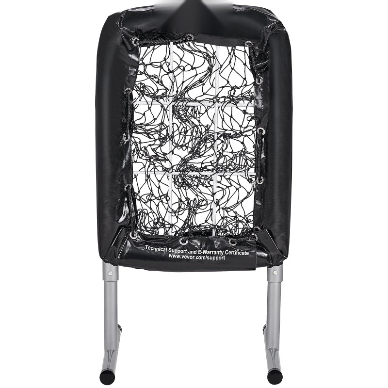 9-aukoinen syöttöverkko baseballille ja softballille 21 x 29 tuumaa korkeussäädöllä