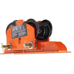 Käsikäyttöinen teräksinen siltavaunu 499 kg kantavuus 6–12 cm I- ja H-palkkeihin sopiva