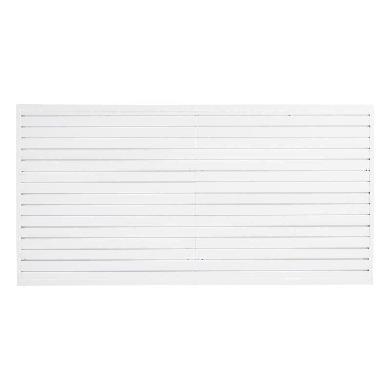 Uraseinäpaneelit PVC-muovi 1225x2450x20 mm valkoinen 8 kpl säilytykseen