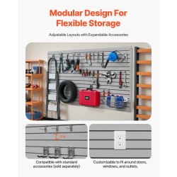 PVC-muoviset listaseinäpaneelit 1225×2450 mm 8 kpl harmaat säilytykseen