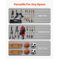 PVC-muoviset listaseinäpaneelit 1225×2450 mm 8 kpl harmaat säilytykseen