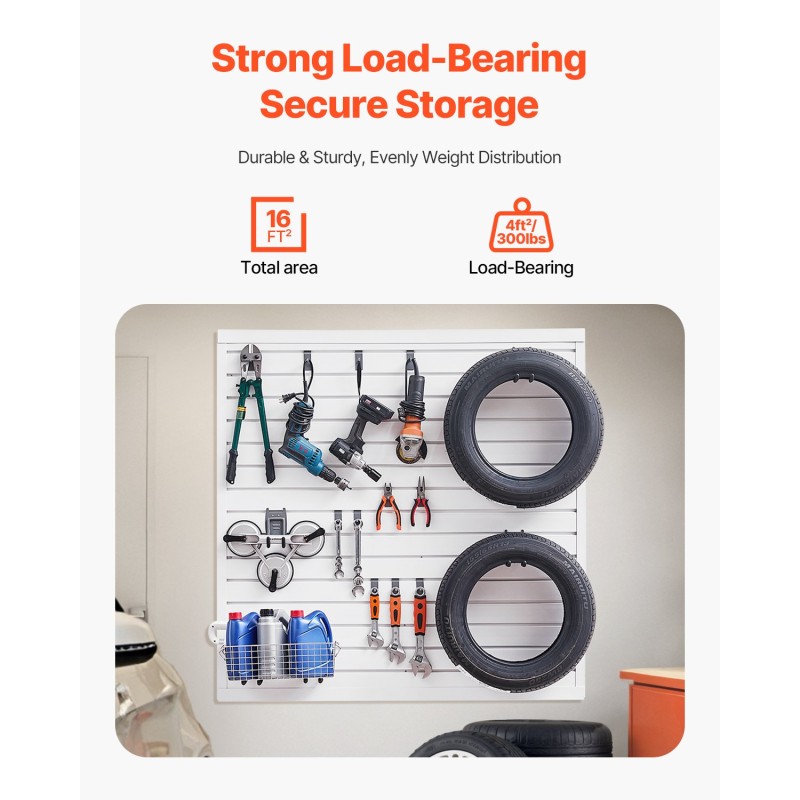 PVC seinäpaneelisarja 4 kpl 1230 x 1235 x 20 mm valkoinen modulaarinen