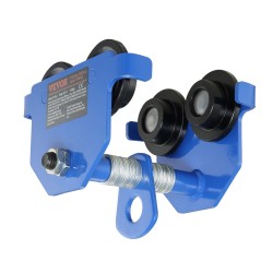 Manuaalinen palkkivaunu seosteräksestä 0,5 t kantavuus säädettävä laipan leveys 63,5–139,7 mm