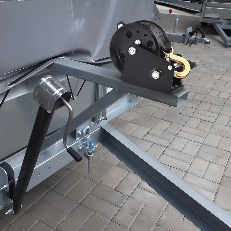 Käsikäyttöinen vintturi 544 kg vetokyky 701 cm polyesterihihna kaksisuuntainen räikkä