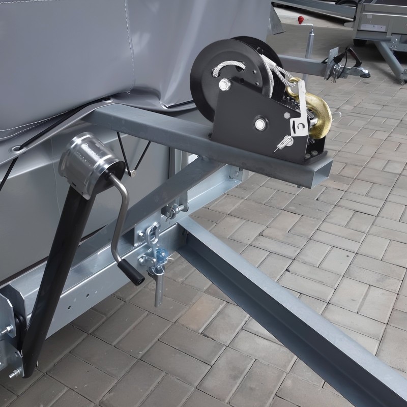 Käsivinssi 1587 kg vetokyky 10 m teräsvaijerilla kaksisuuntainen räikkä kaksinopeuksinen