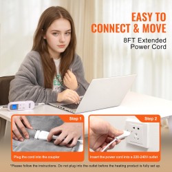 Lämmitettävä huopa flanellia ja sherpaa 180 x 200 cm 6 lämpötilatasoa