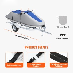 Vesijettisuoja 600D Oxford PU-pinnoite 3200–3420 mm vedenpitävä UV-suojattu