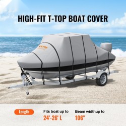 T-top-venepeite 600D Oxford-kangas PU-pinnoite vesitiivis 7310–7920 mm pituus 2690 mm leveys