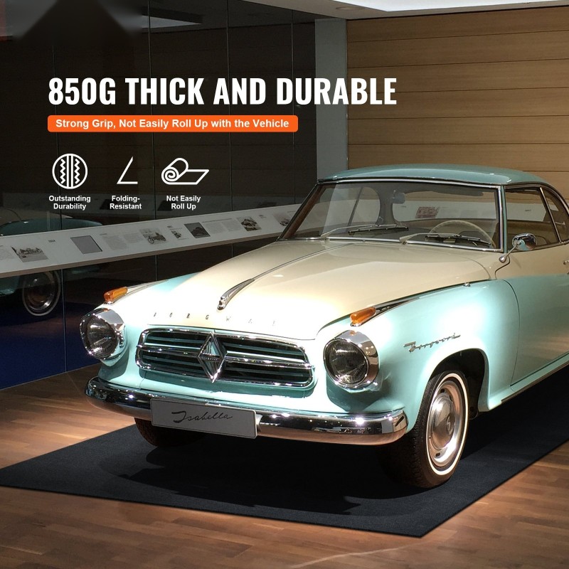 Autotallin lattiamatto huopa ja TPE 2,69 x 6,71 m vesitiivis