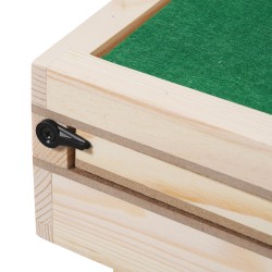 Palapelipöytä mäntyinen 1500 palan kolmiportaisesti kallistettava neljä laatikkoa läpinäkyvä kansi