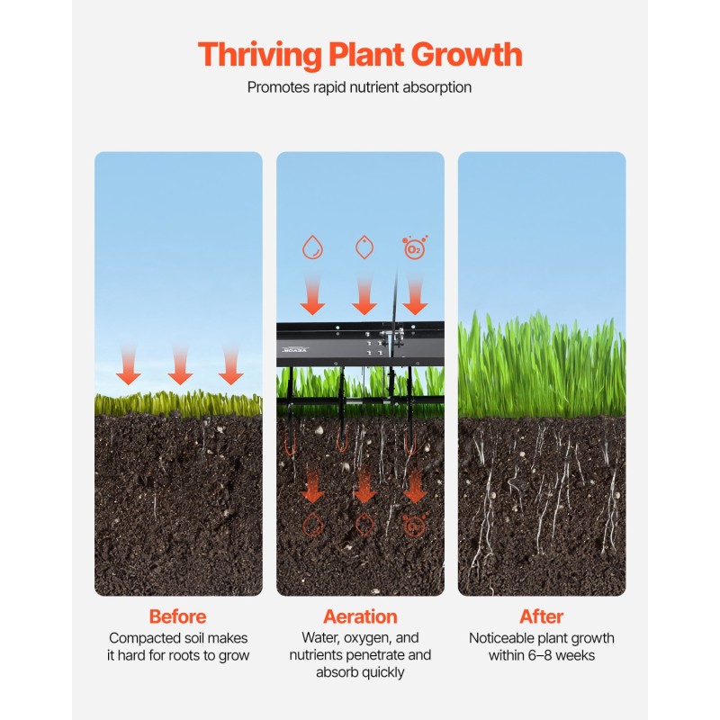 Vedettävä rautainen piikkiauraaja 1016 mm leveys 6 sarjaa 4 piikkiä