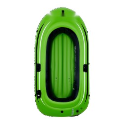 Ilmatäytteinen PVC vene 2 hengelle kalastukseen kantavuus 226 8 kg alumiinisilla airoilla