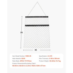 Ketjuäes Q235-terästä 1520×1240 mm nurmikon ja sorateiden tasoitukseen mönkijä ja pientraktoriyhteensopiva