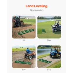 Vedettävä piikkiäes Q235-teräs 1830 mm työleveys säädettävät tangot soratien tasaus