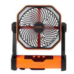 Ladattava pöytätuuletin 20000mAh akku 4 nopeutta LED lyhty 360 asteen