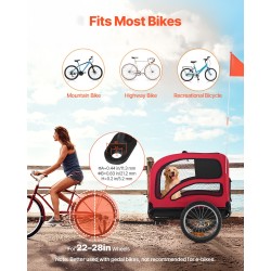 Koirapyöräkärry hiiliteräsrunko kestävä kangas taittuva runko maksimikantavuus neljäkymmentäviisi kiloa