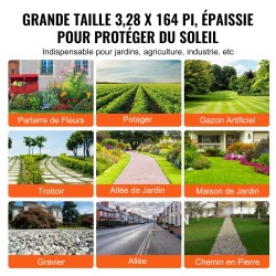 Maisemointikangas polypropeenia 1 m x 50 m 100 g/m² rikkaruohonsuoja