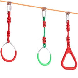 Ninja esterata ulkokäyttöön 2 x 19 8 m säänkestävät hihnat 12 estettä 226 8 kg