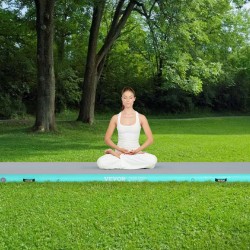 Ilmatäytteinen PVC-pressusta voimistelumatto 4 m 3980x1010x100 mm sisältää sähköpumpun