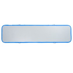 Ilmatäytteinen PVC-voimistelumatto 398x101x10 cm 4 tuumaa 600W pumppu sininen