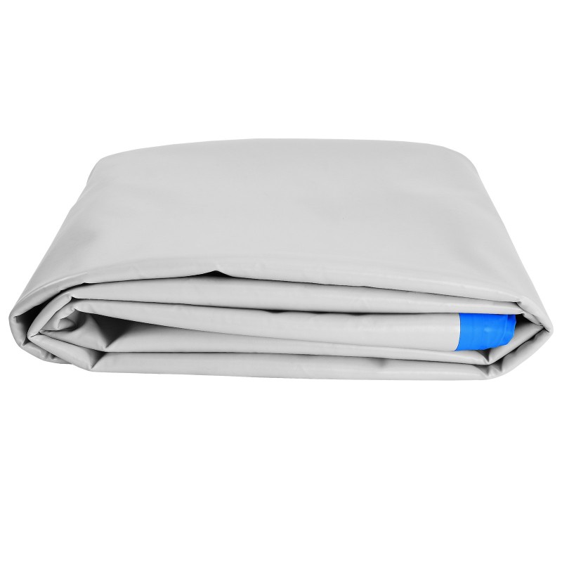 Ilmatäytteinen PVC-voimistelumatto 398x101x10 cm 4 tuumaa 600W pumppu sininen