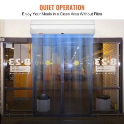 Seinäasennettava 0,9 m ilmaverho kaksinopeuksinen 900–1528 m³/h