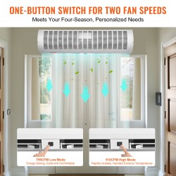 Ilmaverho 0,9 metriä seinälle asennettava lämmittämätön kaksi nopeutta 2038 kuutiometriä tunnissa