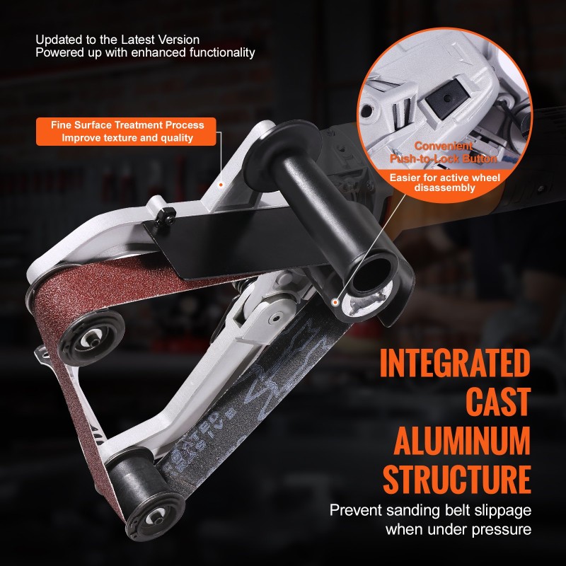 Hiomanauhasovitin alumiiniseosrunko M14 kierre 6 sovitinta 10 nauhaa putkille