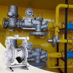 Ilmakäyttöinen kaksikalvopumppu alumiiniseosrunko PTFE-kalvot 1,5 tuuman liitännät kaksi ylimääräistä kalvoa