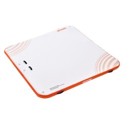 Ilmatäytteinen kelluva laiturialusta PVC-liukumattomalla pinnalla 2,13 x 2,13 m irrotettavalla tikkaalla