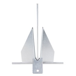 Fluke ankkuri 4 kg kuumaupotusgalvanoitu hiiliteräs 2 4 m ketju 22 9 m köysi