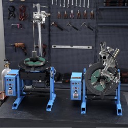 Pyörivä hitsausasetin hiiliteräs 30 kg kantavuus 315 mm pöytä