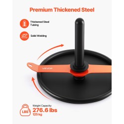 Teräksinen voimareki yhteensopiva 51 millimetrin reiälle vetovaljaalla oranssi ja musta