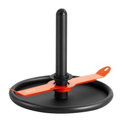 Teräksinen voimareki yhteensopiva 51 millimetrin reiälle vetovaljaalla oranssi ja musta