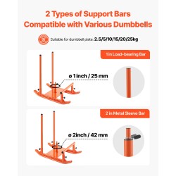 Teräsvoimareki 23 kg kahvalla ja valjailla yhteensopiva 25 ja 51 mm painolevyille