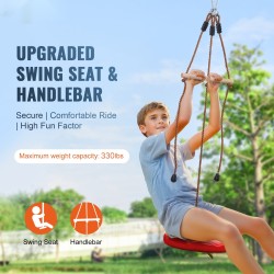 Vaijeriliukusarja 19,8 m kantavuus 227 kg nylon turvavaljaat istuin ohjaustanko