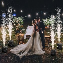 Kylmäkipinälaite 4 kpl 500 W alumiinikotelo säädettävä 2–4 m lavakäyttöön